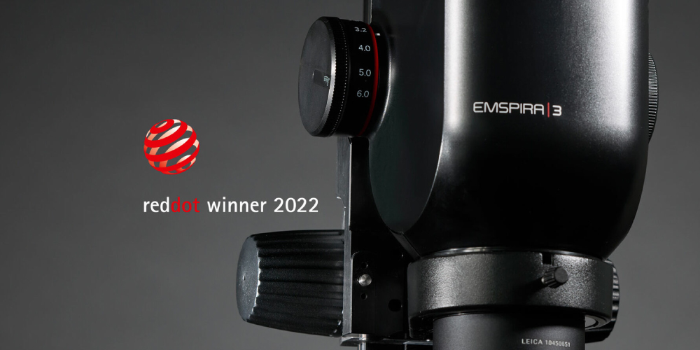 Цифровий мікроскоп Emspira 3 Leica Microsystems взяв престижну премію 2022 Red Dot Award за інноваційний дизайн
