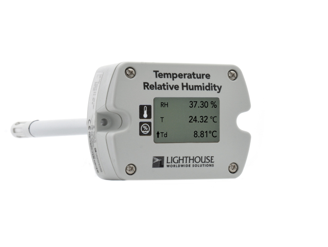 Датчик температури та відносної вологості повітря Remote TRH Sensor з дисплеєм
